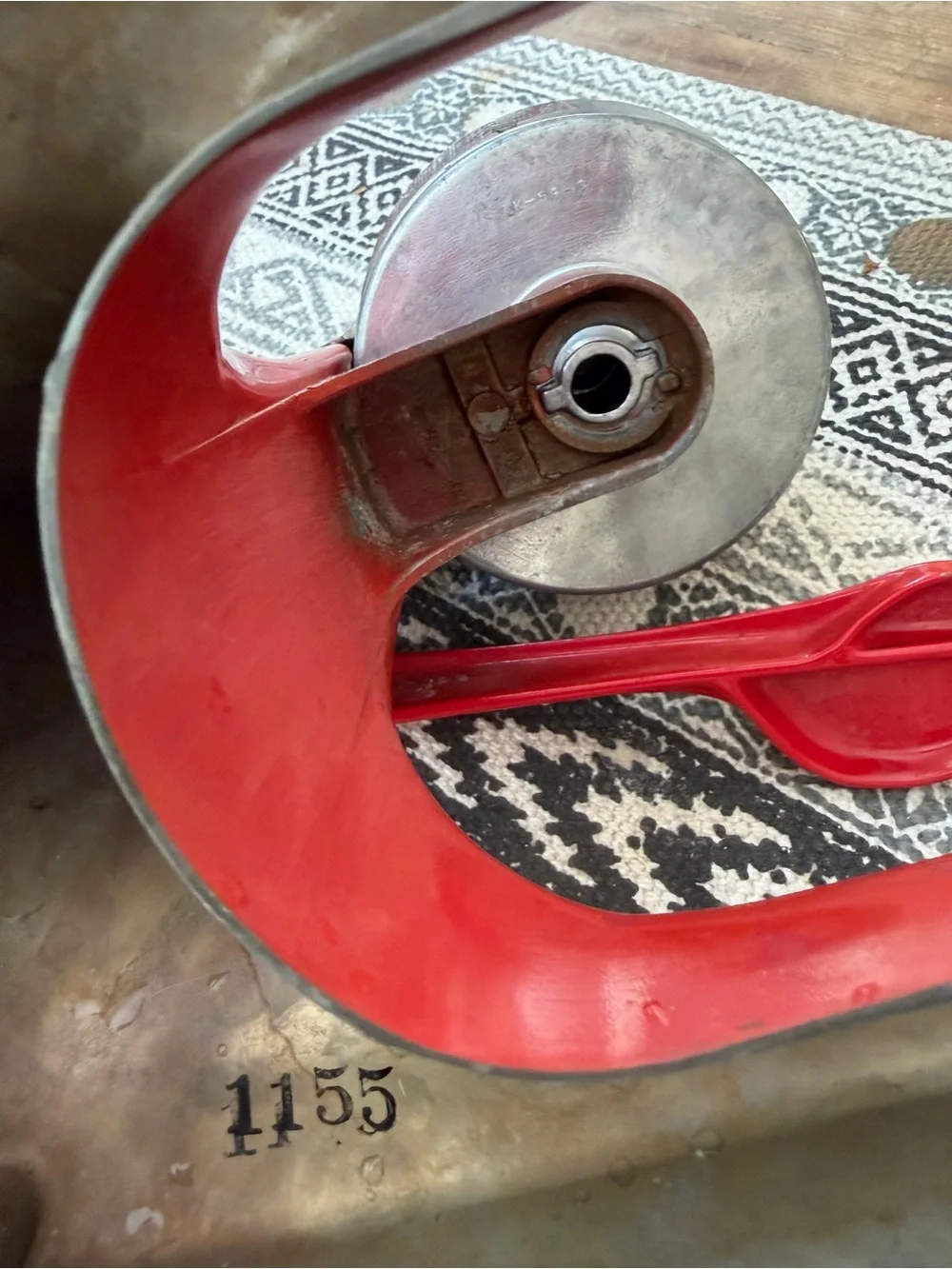 Juice King Vintage Manual Red Citrus Juicer